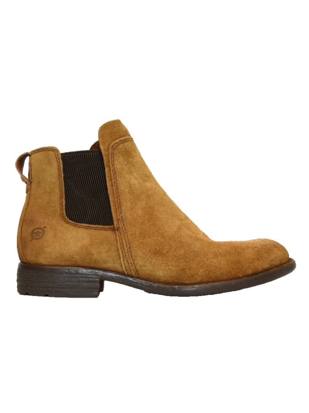 New! Born Laney Rust Tobacco Distressed Suede Chelse Bootie 8M BR0029726 DD557